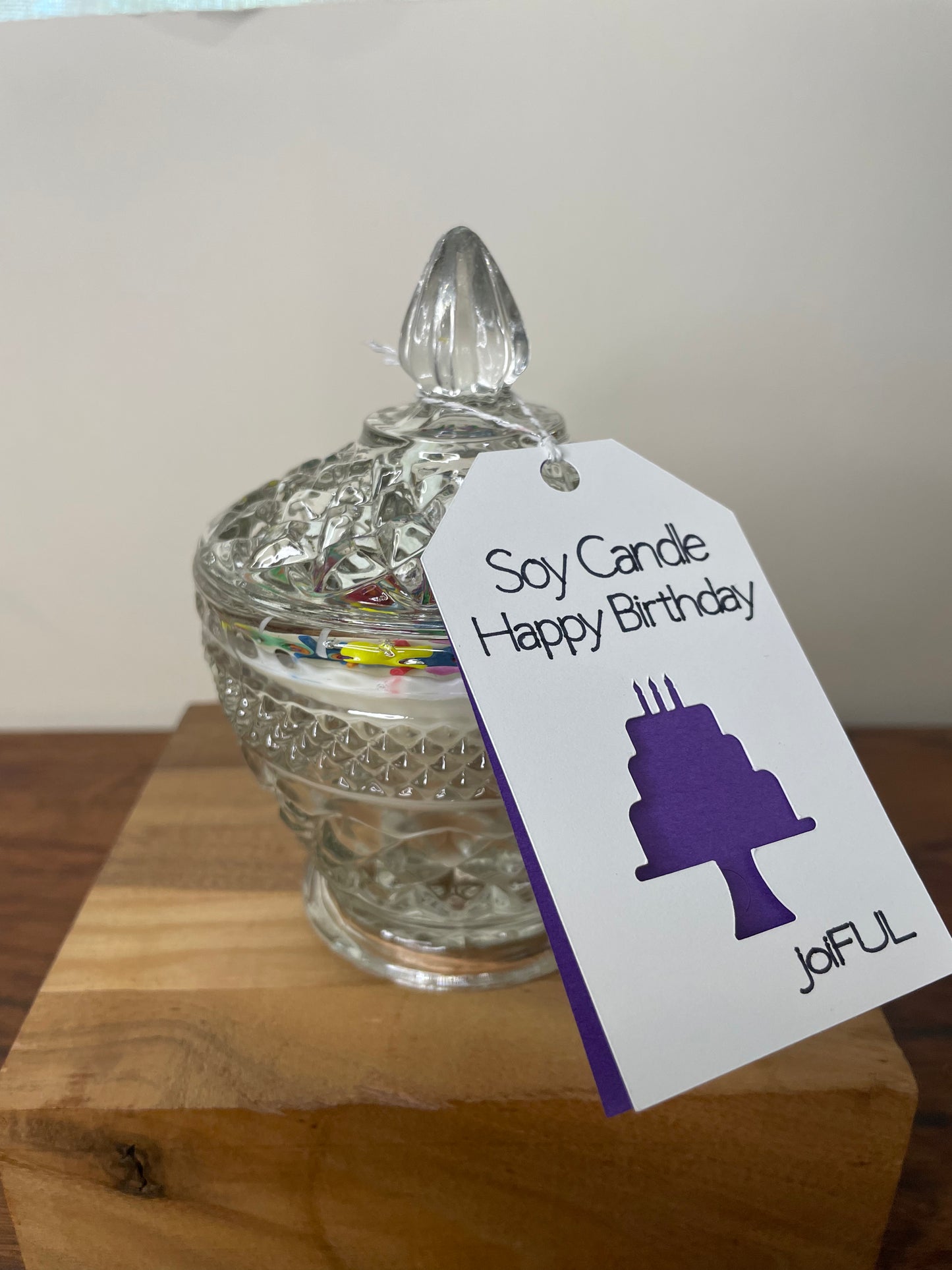 Happy Birthday Soy Candle