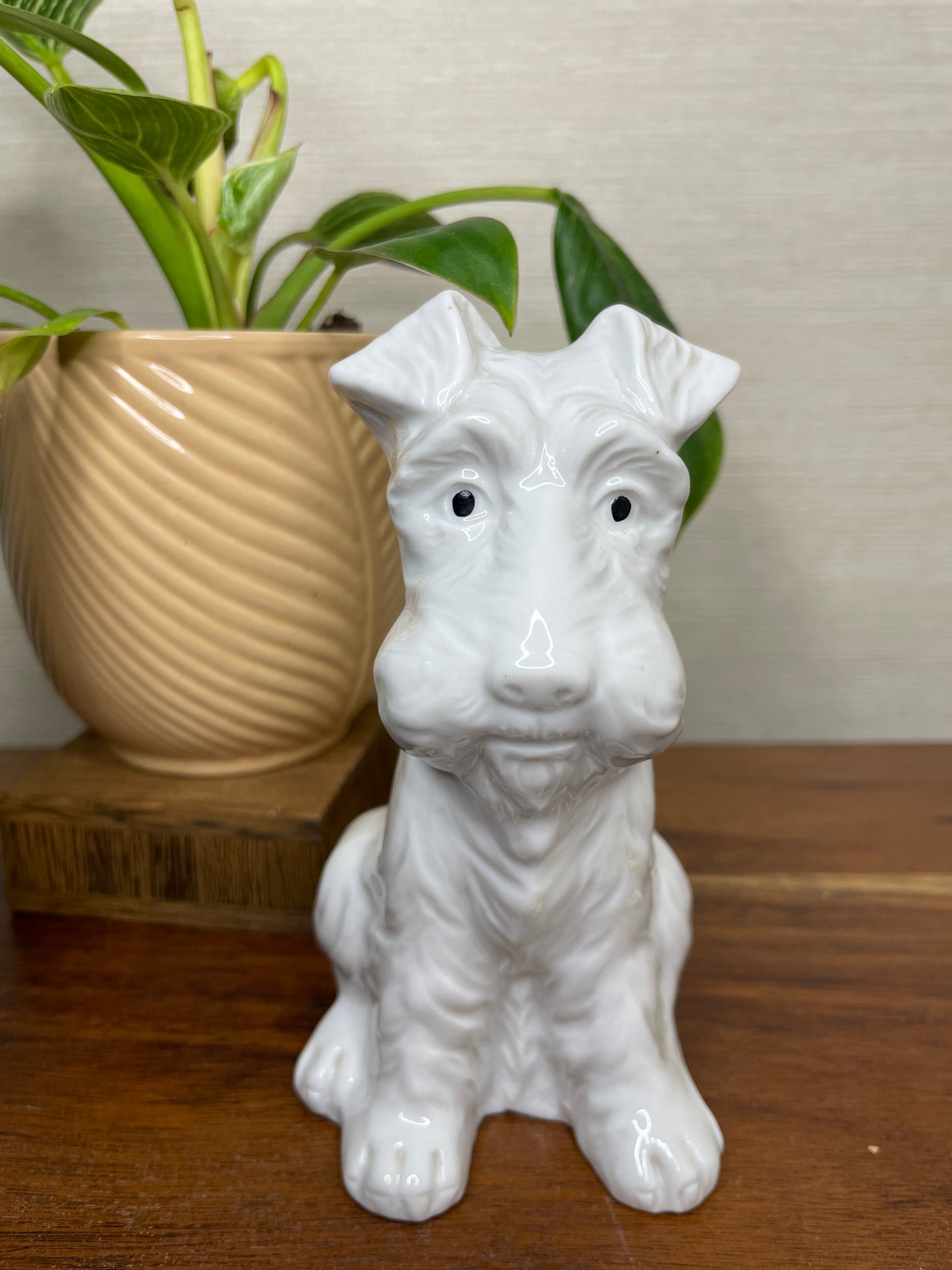 Vintage Scottie Scottish Terrier Dog Porcelain Figurine