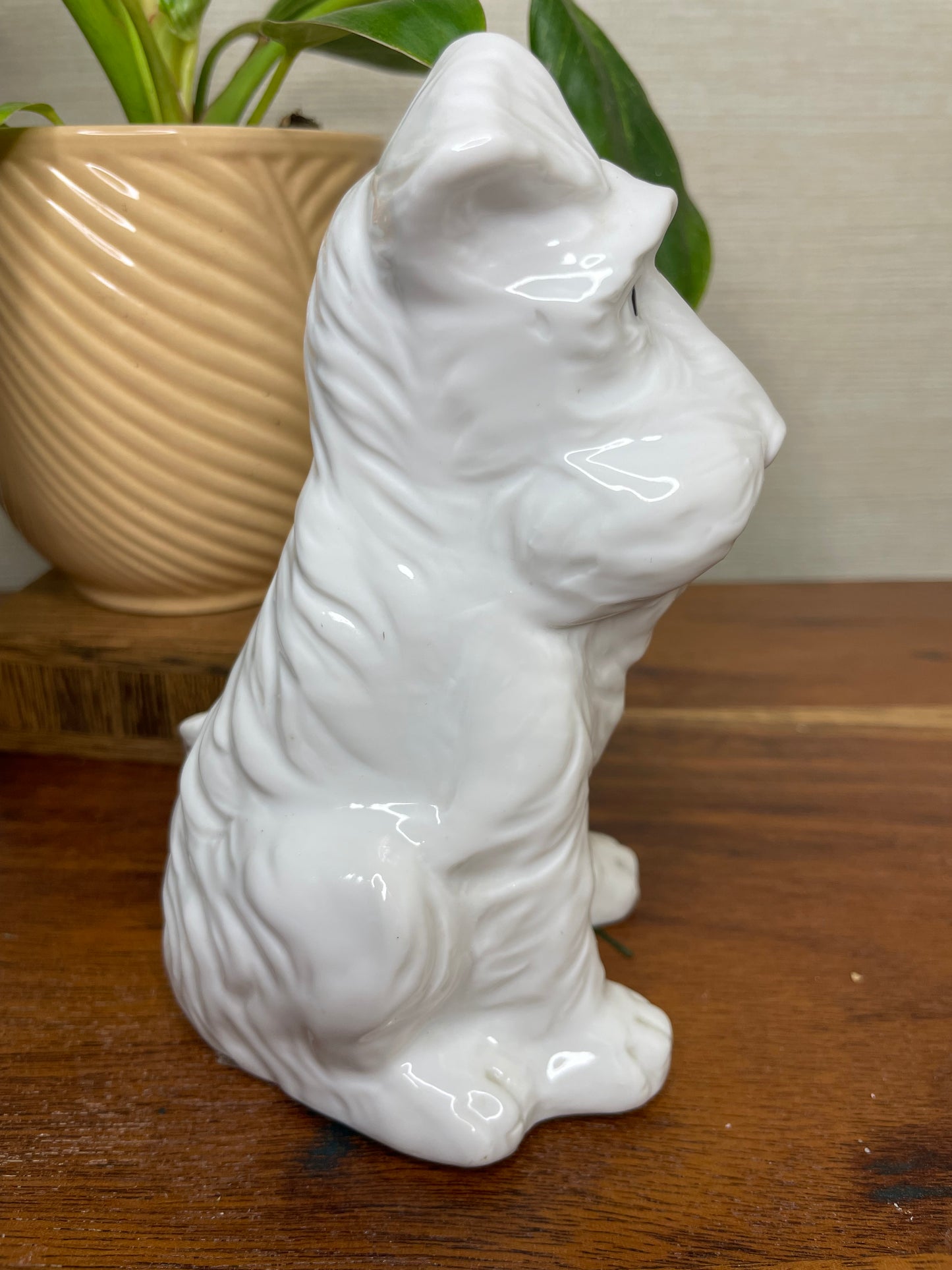 Vintage Scottie Scottish Terrier Dog Porcelain Figurine