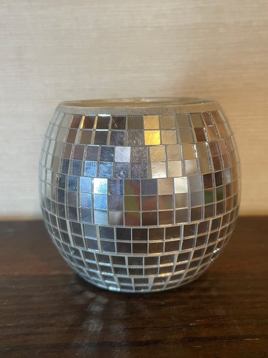 Disco Ball Scented Soy Candle; Pear