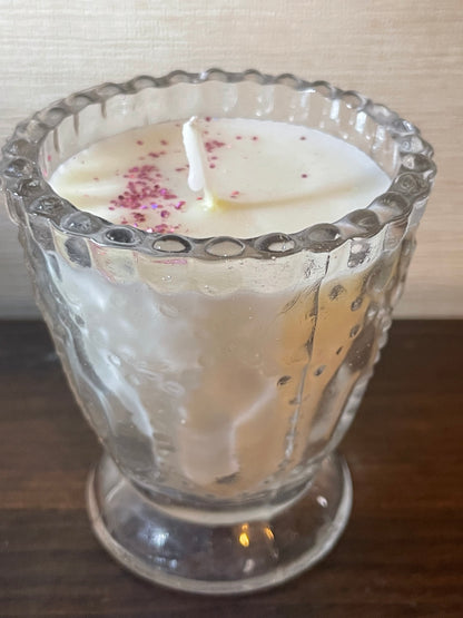 Tried & True Novelty Glass Scented Soy Candle; XOXO