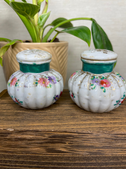Vintage Hatpin Salt & Pepper Shakers; Japan