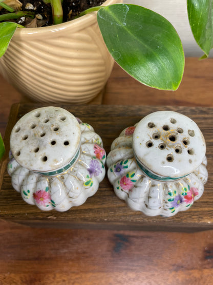 Vintage Hatpin Salt & Pepper Shakers; Japan