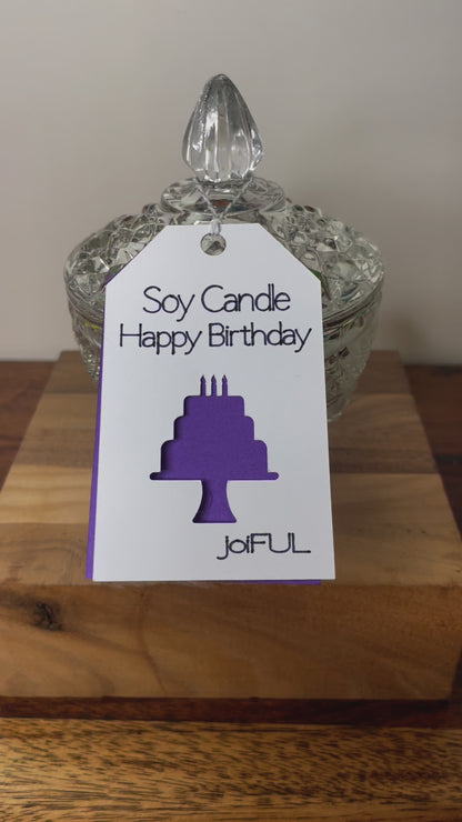 Happy Birthday Soy Candle